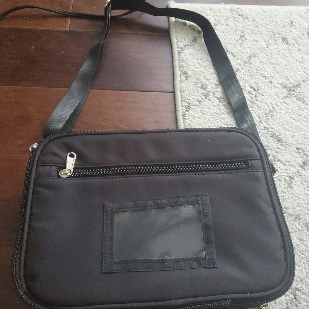 Double lunch box with badge name pocket very deep extended size if neede…